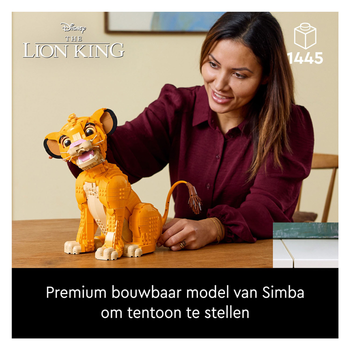 LEGO Disney 43247 Der junge Simba , der König der Löwen