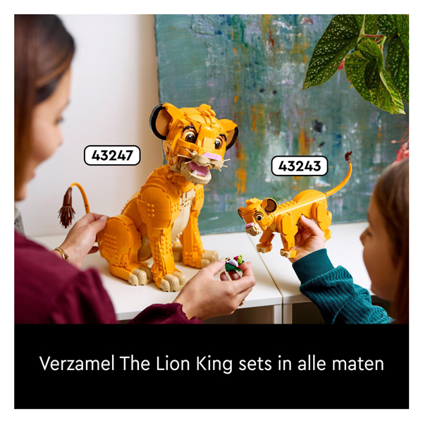 LEGO Disney 43247 Der junge Simba , der König der Löwen