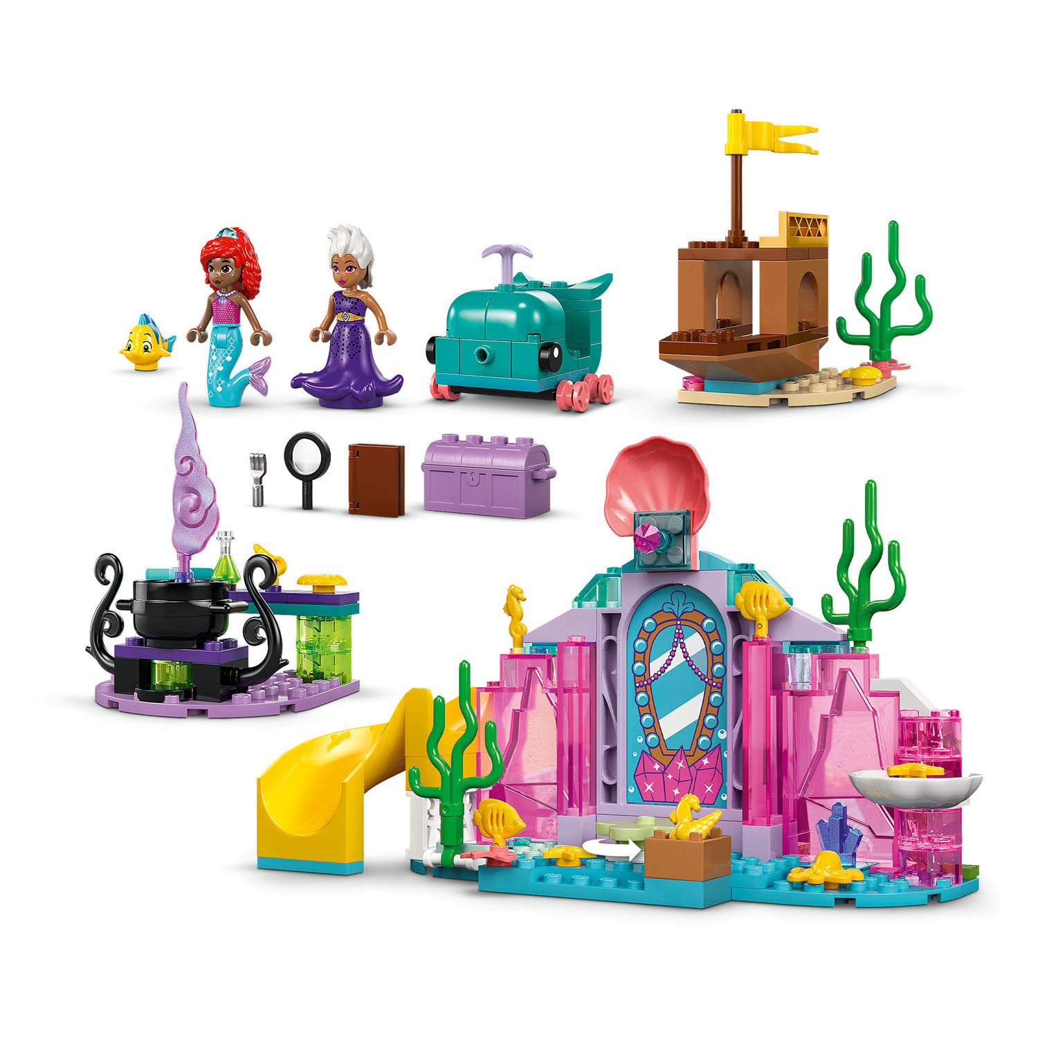 LEGO Princesse Disney 43254 La grotte de cristal d'Ariel