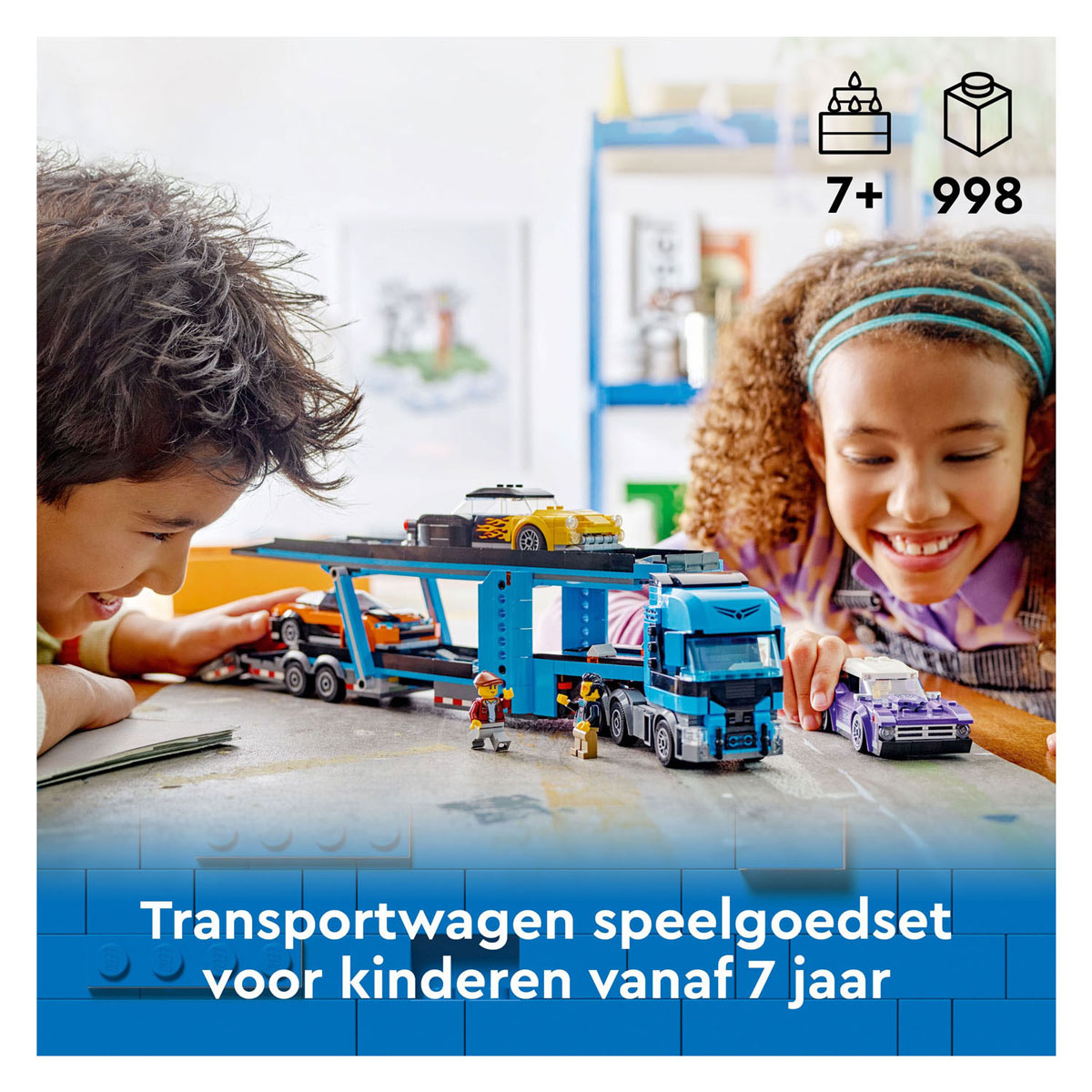 LEGO City 60408 Transportfahrzeug mit Sportwagen