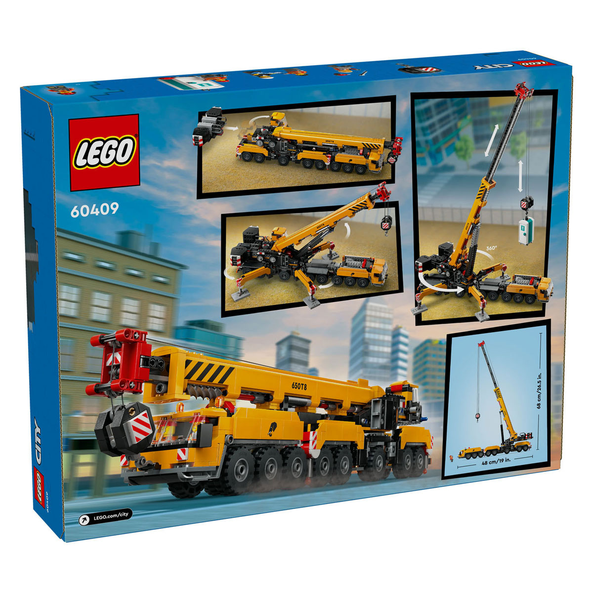 LEGO City 60409 Gelber mobiler Baukran