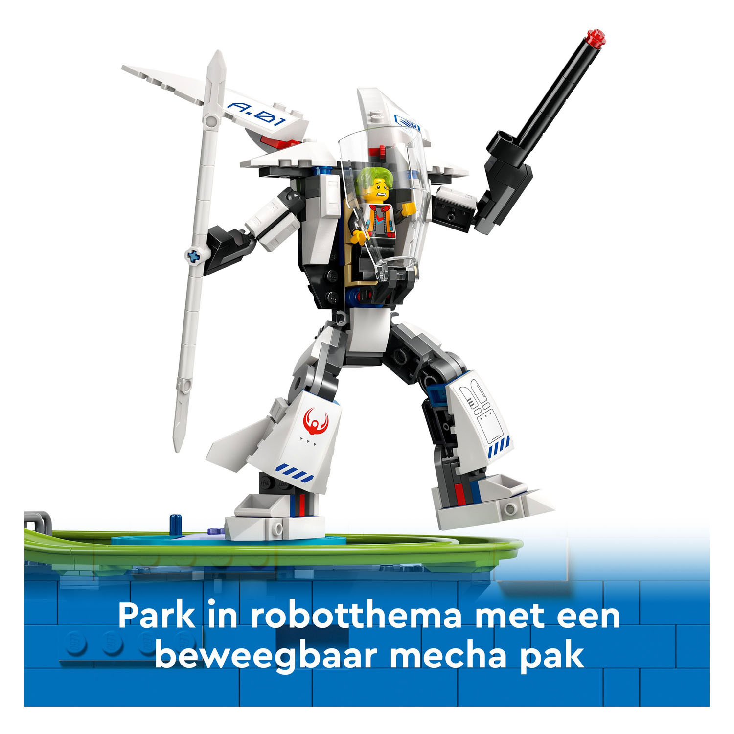 LEGO City 60421 Achtbaan in Robotwereld