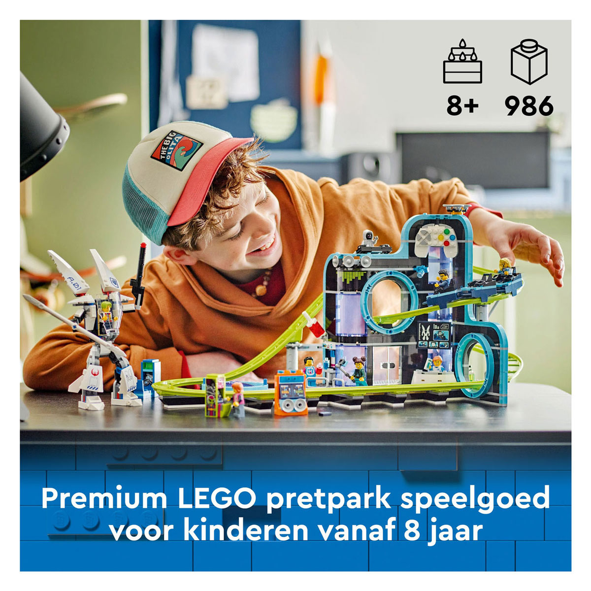 LEGO City 60421 Achtbaan in Robotwereld