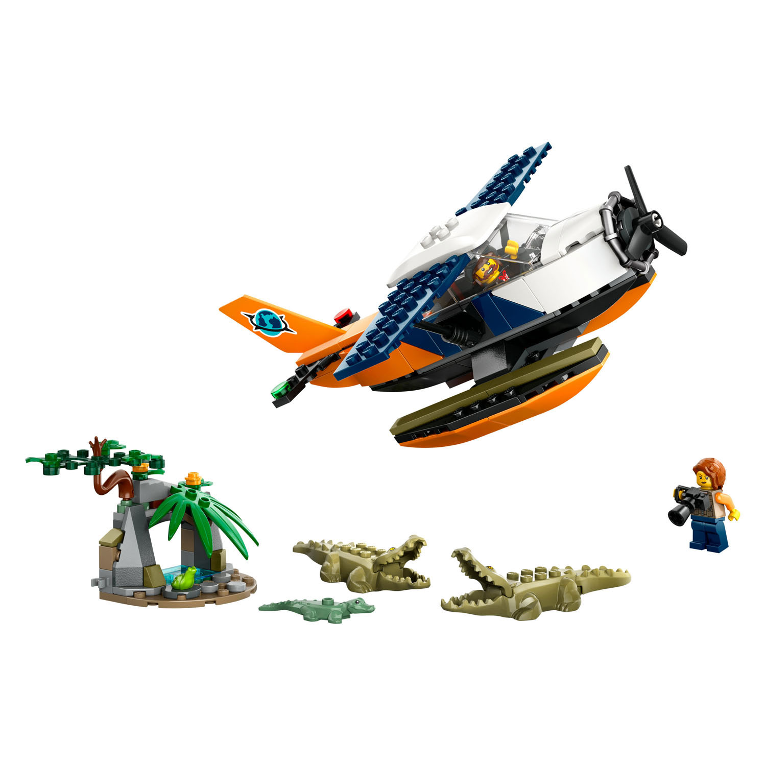 LEGO City 60425 Jungleonderzoekers: Watervliegtuig