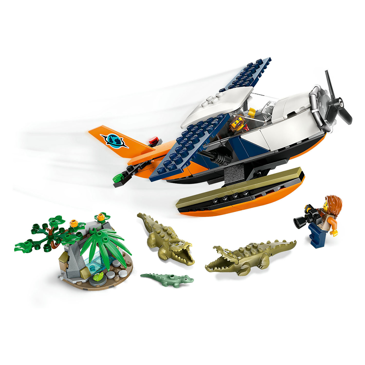 LEGO City 60425 Les explorateurs de la jungle : l'hydravion