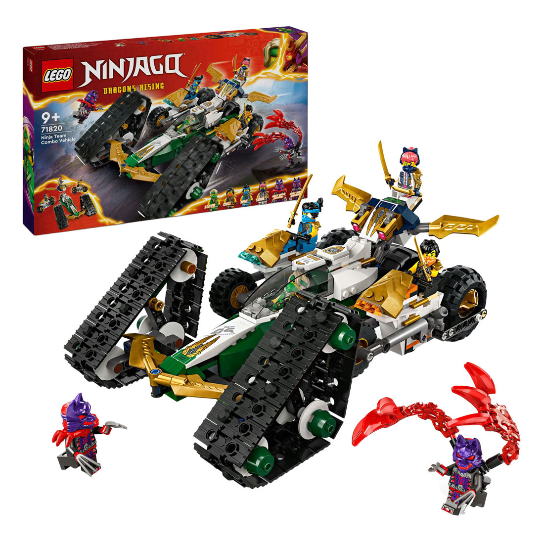 LEGO Ninjago 71820 Véhicule combiné de l'équipe Ninja