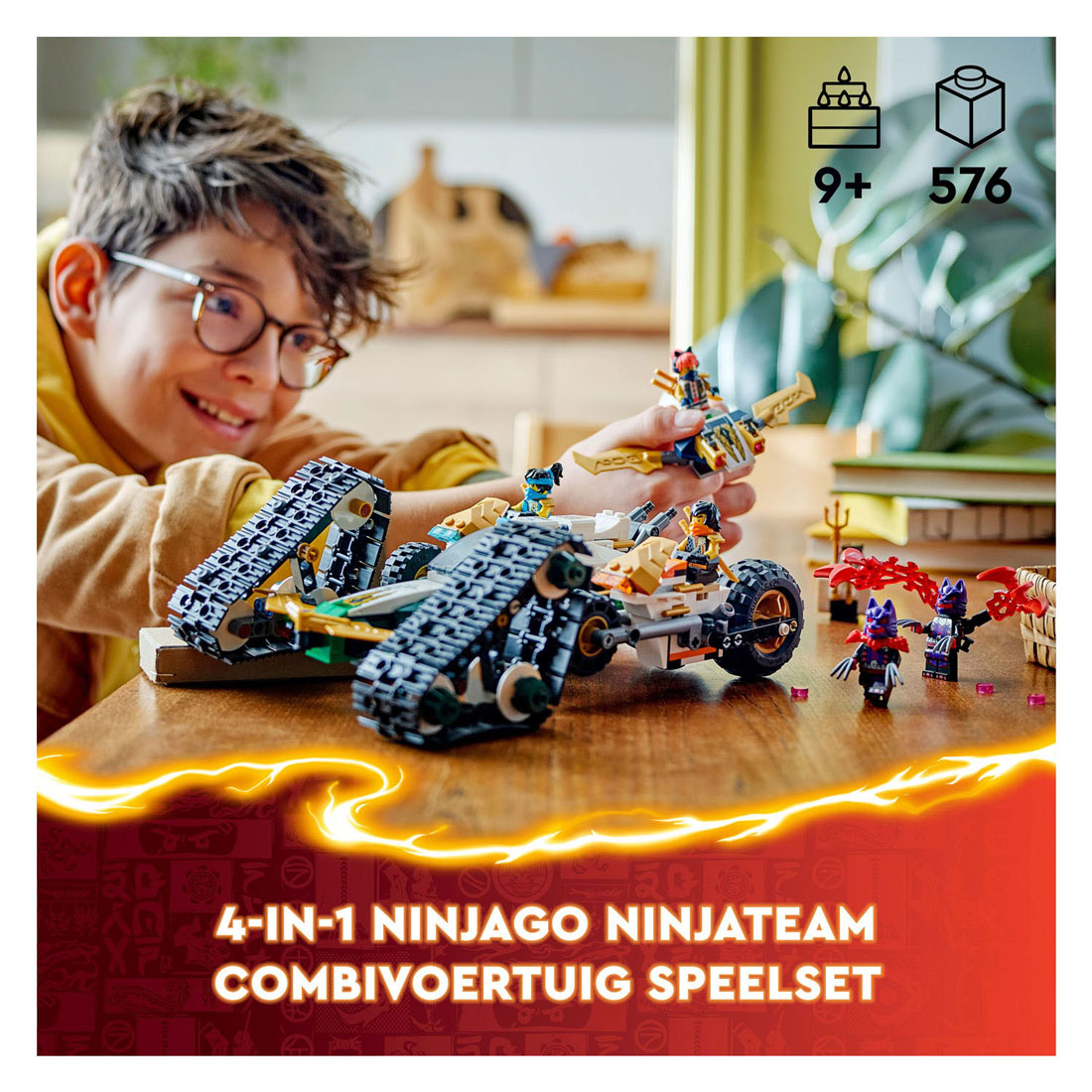 LEGO Ninjago 71820 Véhicule combiné de l'équipe Ninja