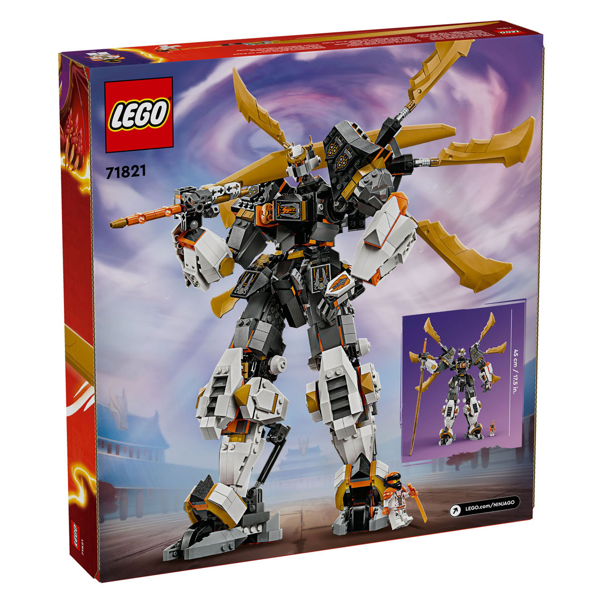 LEGO Ninjago 71821 Le robot dragon géant de Cole