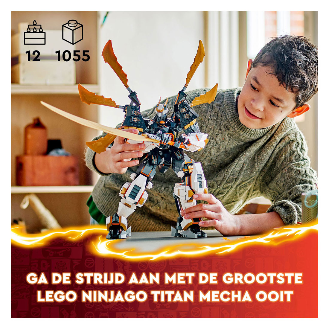 LEGO Ninjago 71821 Le robot dragon géant de Cole