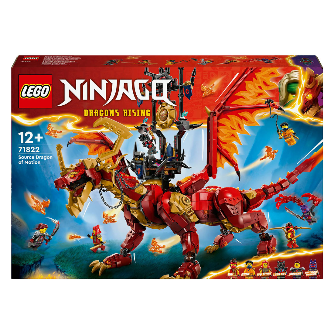 LEGO Ninjago 71822 La source du dragon du mouvement