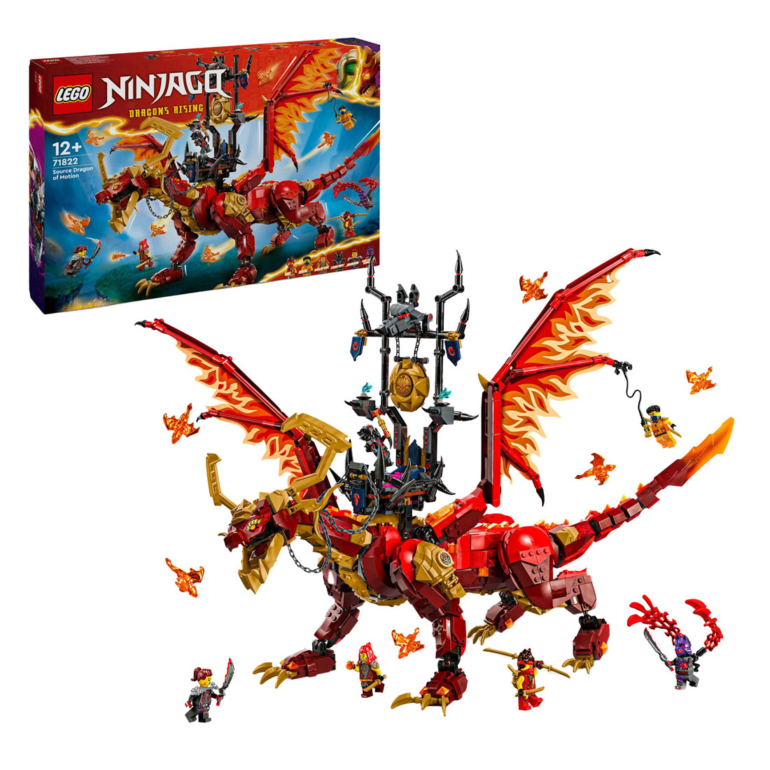 LEGO Ninjago 71822 La source du dragon du mouvement