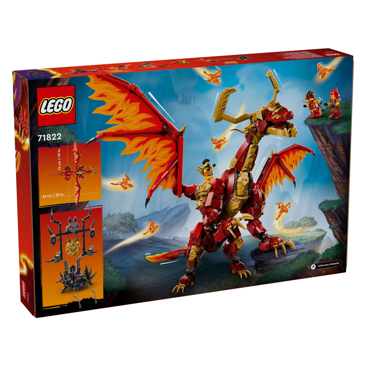 LEGO Ninjago 71822 La source du dragon du mouvement