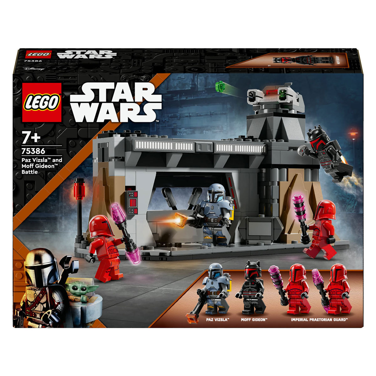 LEGO Star Wars 75386 Paz Vizsla en Moff Gideon Duel