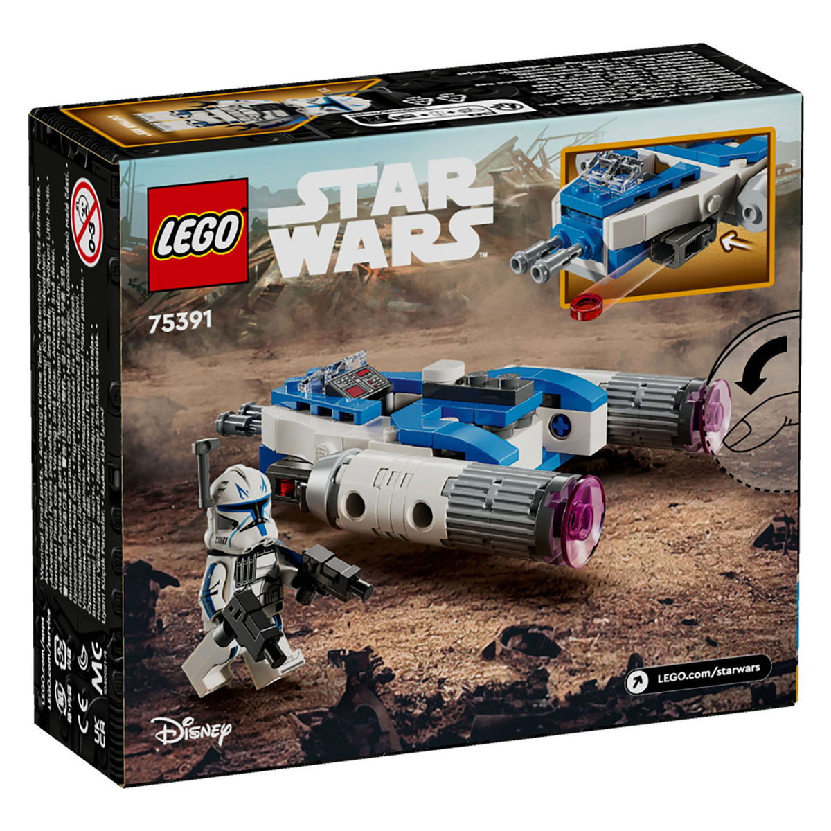LEGO Star Wars 75391 Microvaisseau Capitaine Rex Y-Wing
