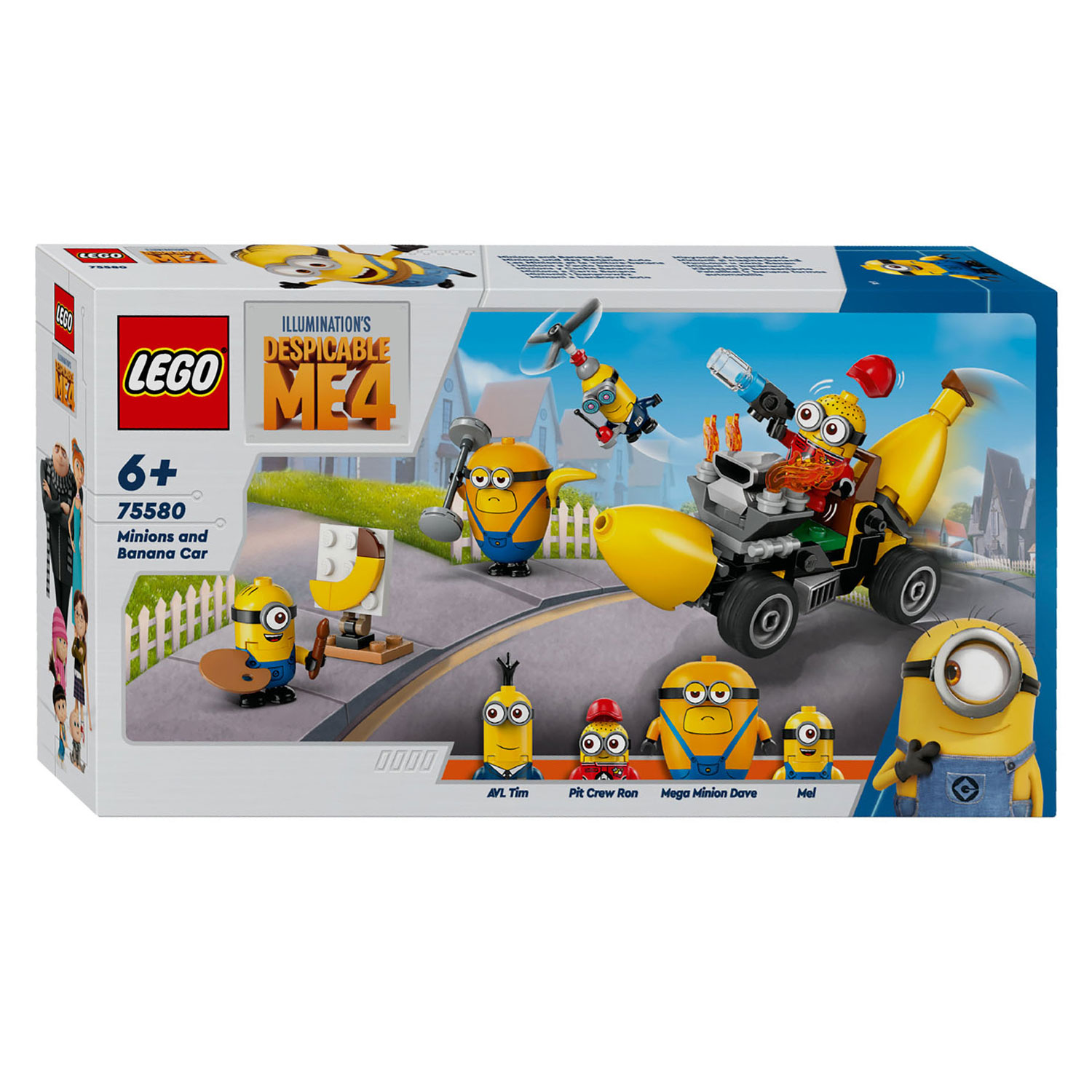 LEGO Despicable Me 75580 Les Minions et la voiture banane