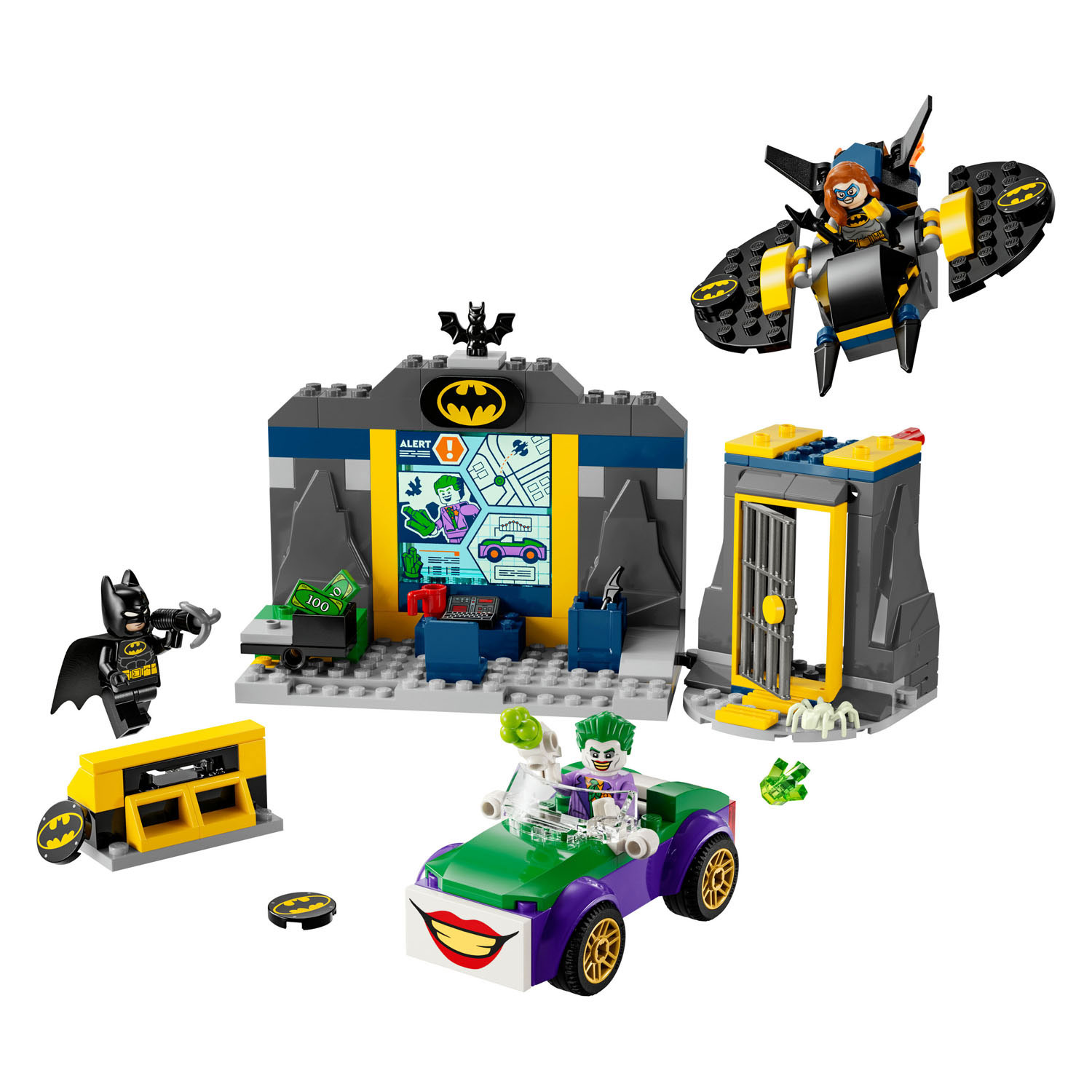 LEGO Super Heroes 76272 De Batcave met Batman, Batgirl en The Joker