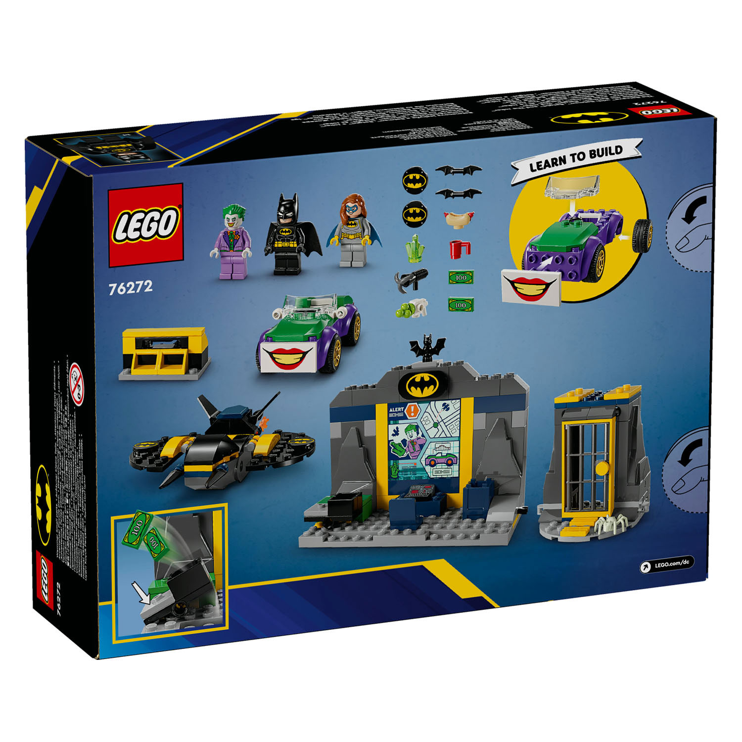 LEGO Super Heroes 76272 De Batcave met Batman, Batgirl en The Joker