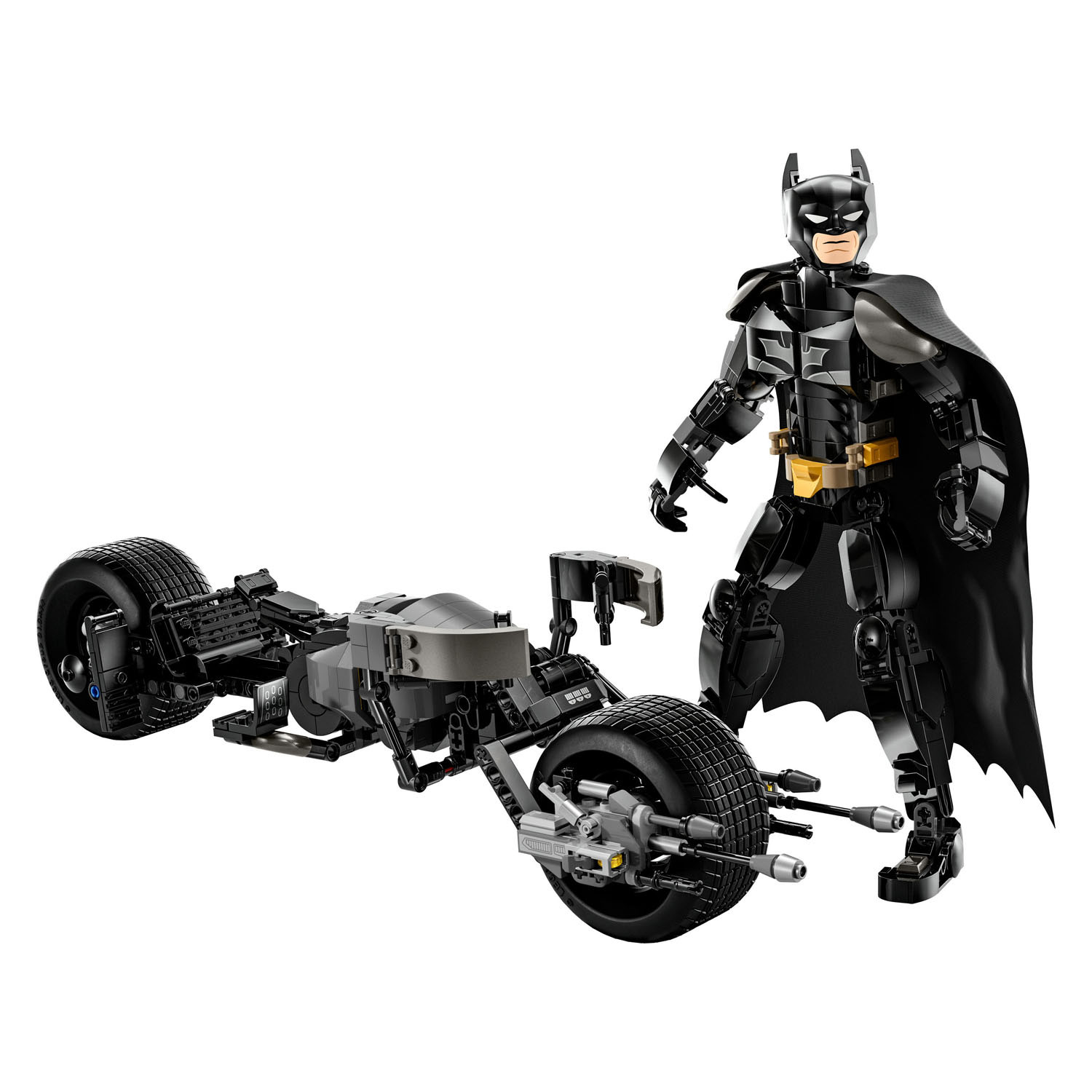 LEGO Super Heroes 76273 Batman -Baufigur und Bat-Pod-Motor