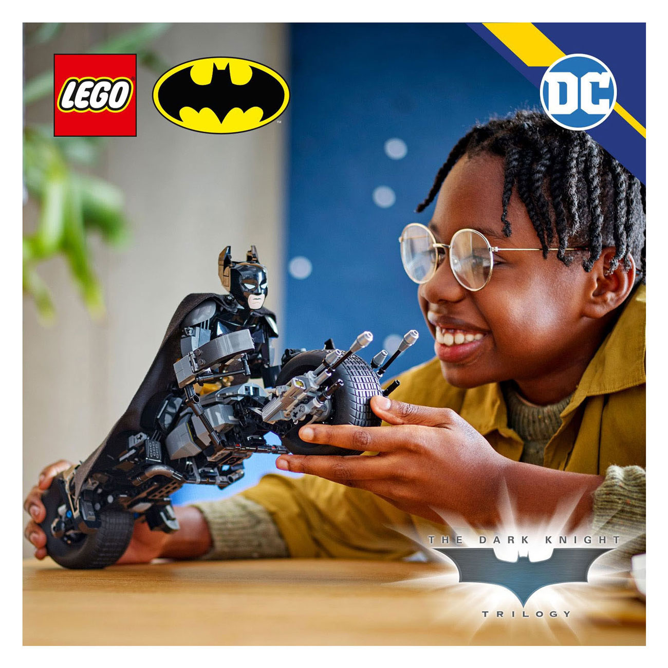 LEGO Super Heroes 76273 Batman -Baufigur und Bat-Pod-Motor