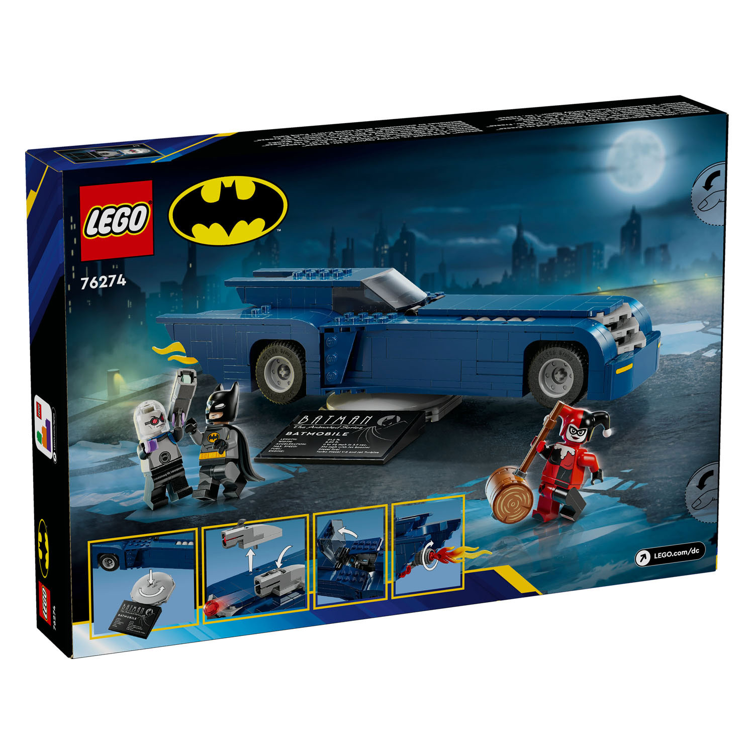 LEGO Super Heroes 76274 Batmanmet de Batmobile Vs. Harley Quin en Mr. Freeze