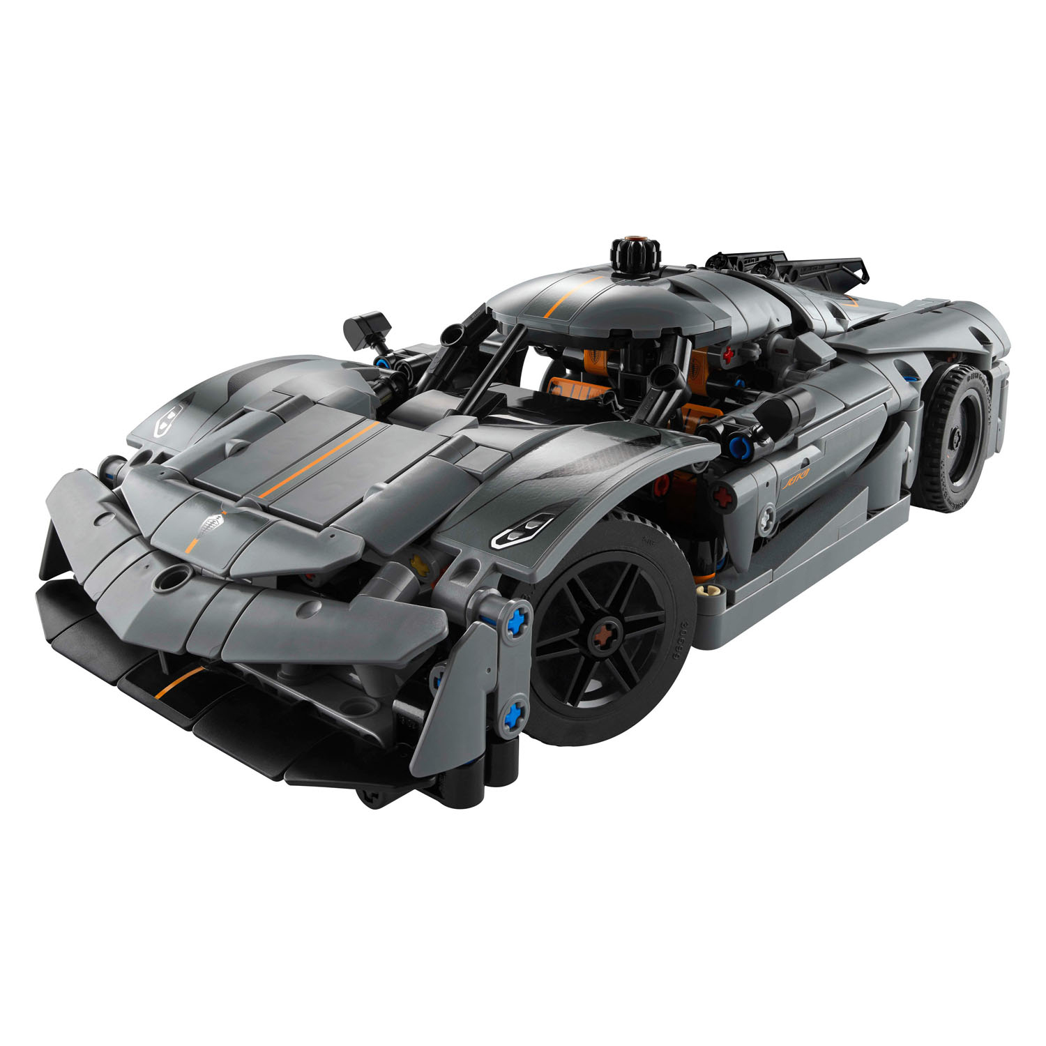 LEGO Technic 42173 Koenigsegg Jesko Hypercar gris absolu