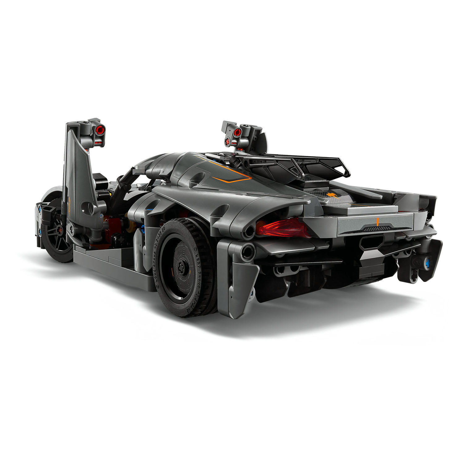 LEGO Technic 42173 Koenigsegg Jesko Hypercar gris absolu