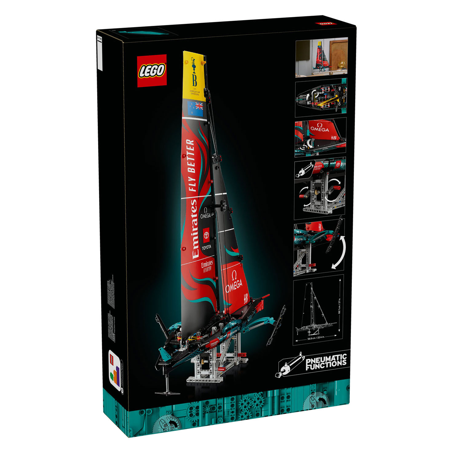 LEGO Technic 42174 Le yacht Ac75 de l'équipe Emirates de Nouvelle-Zélande