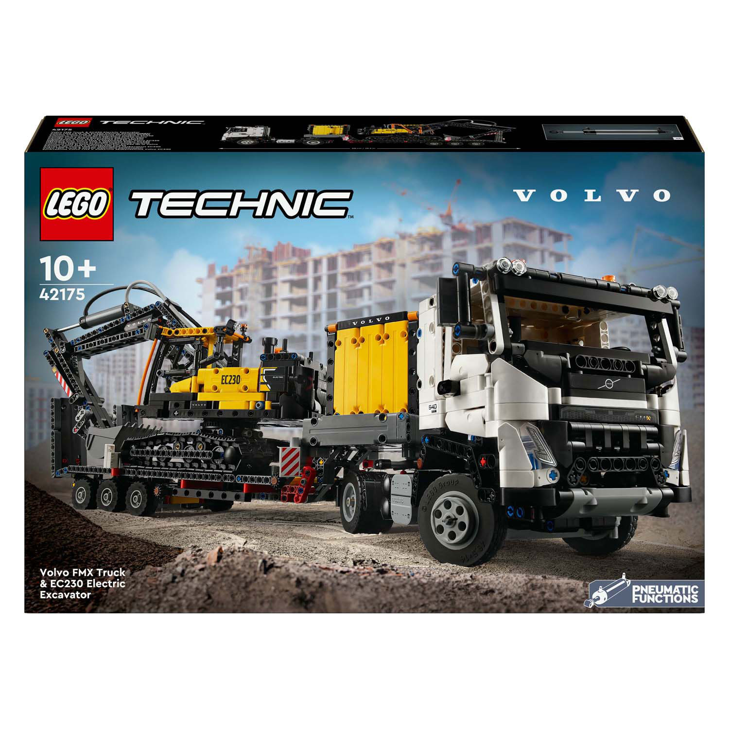 LEGO Technic 42175 Le camion Volvo Fmx et la pelle électrique Ec230