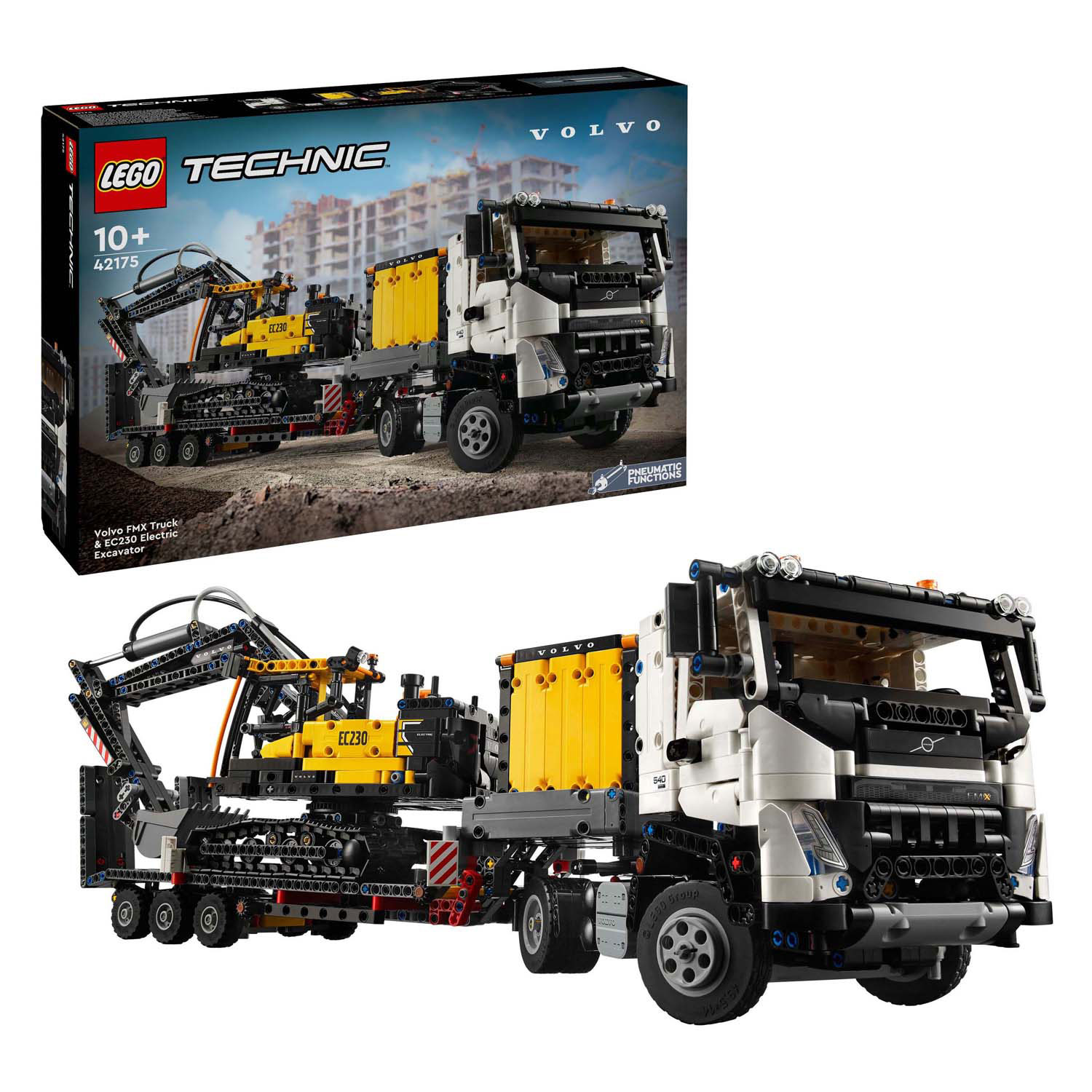 LEGO Technic 42175 Le camion Volvo Fmx et la pelle électrique Ec230