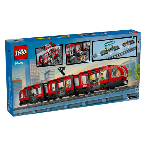 LEGO City 60423 Le tramway et la gare de la ville