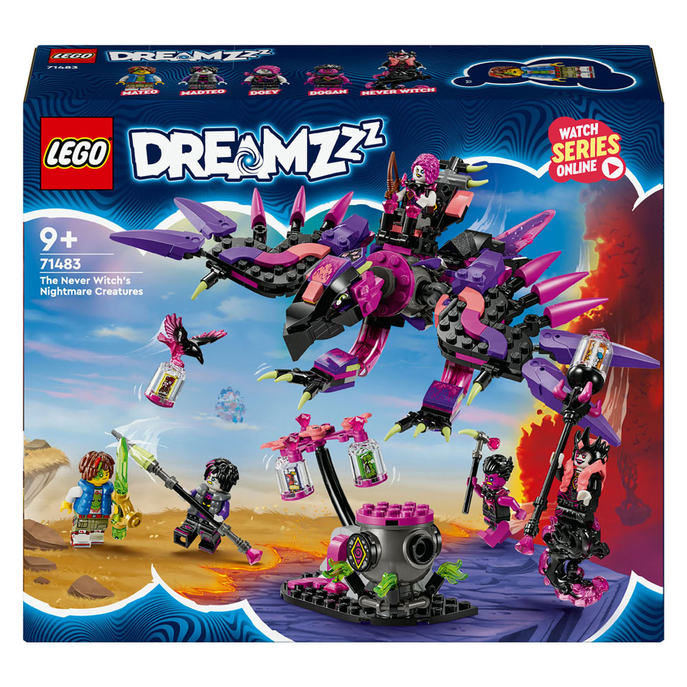 LEGO DREAMZzz 71483 Die Albtraumkreaturen der Netherhexe