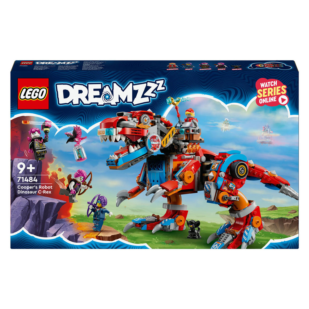 LEGO DREAMZzz 71484 Coopers Roboter-Dinosaurier C. Rex