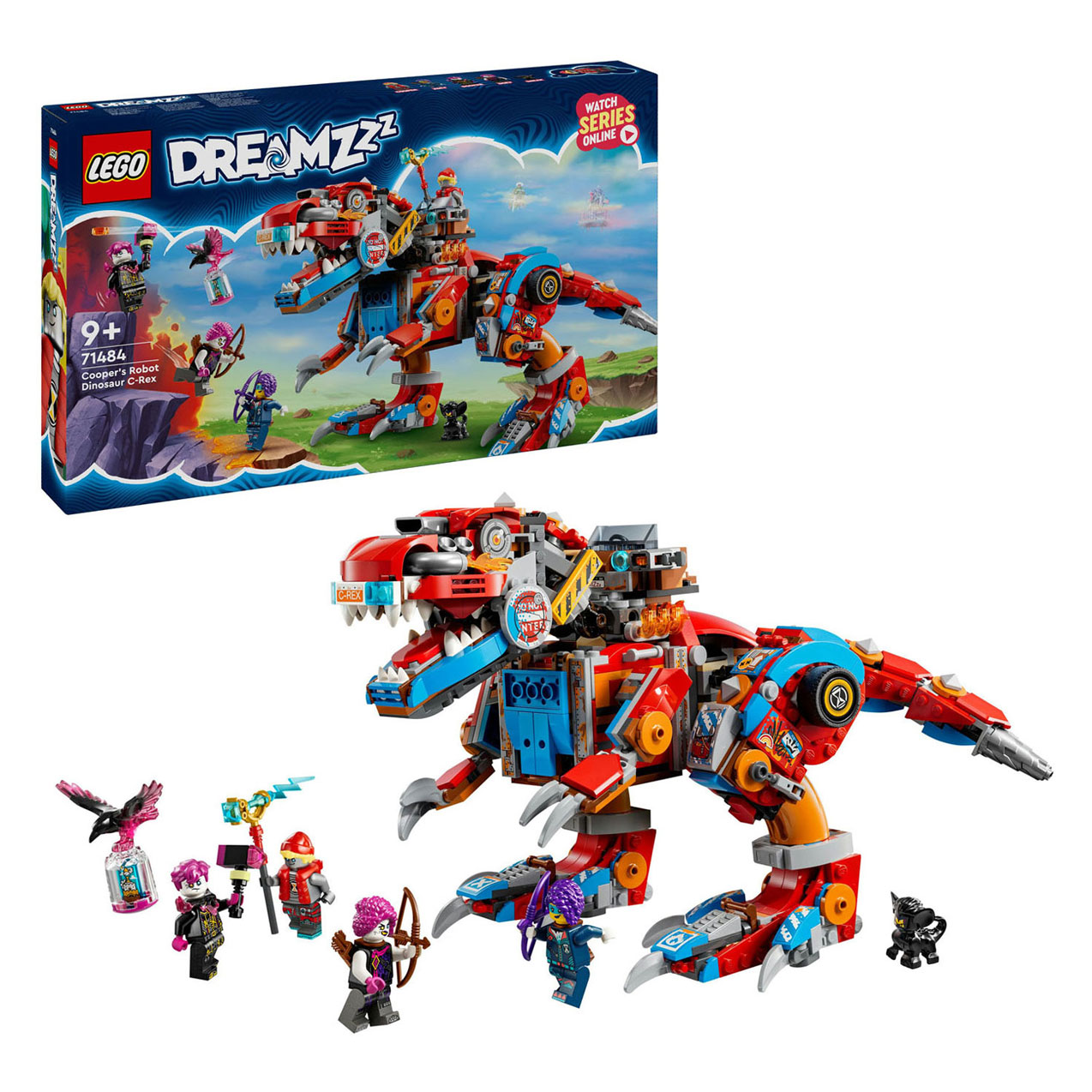 LEGO DREAMZzz 71484 Coopers Roboter-Dinosaurier C. Rex