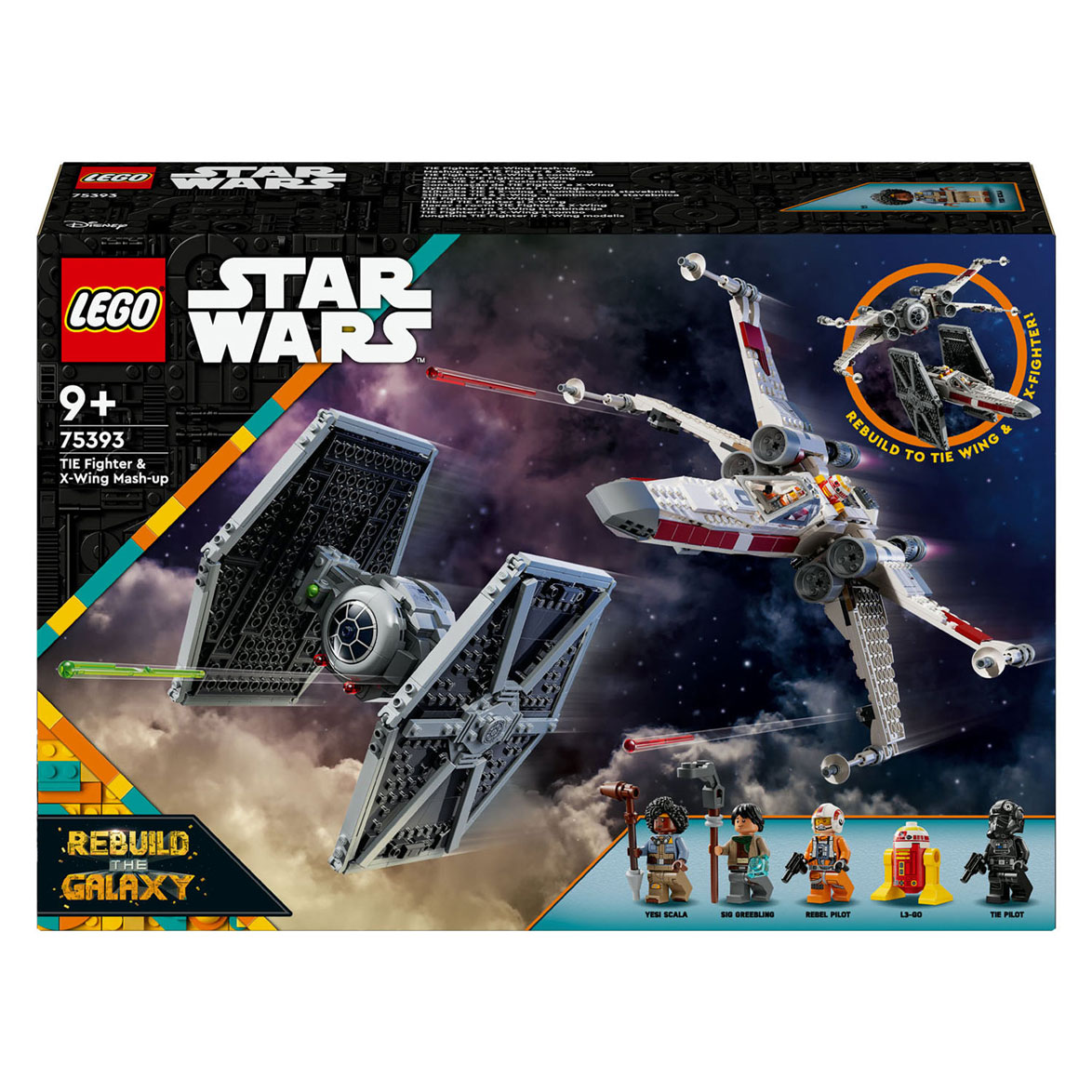 LEGO Star Wars 75393 Combi Tie Fighter et X-Wing