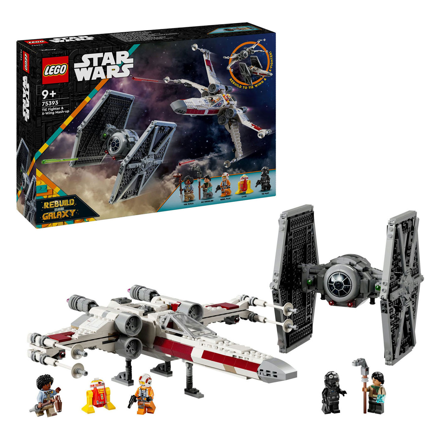 LEGO Star Wars 75393 Combi Tie Fighter et X-Wing