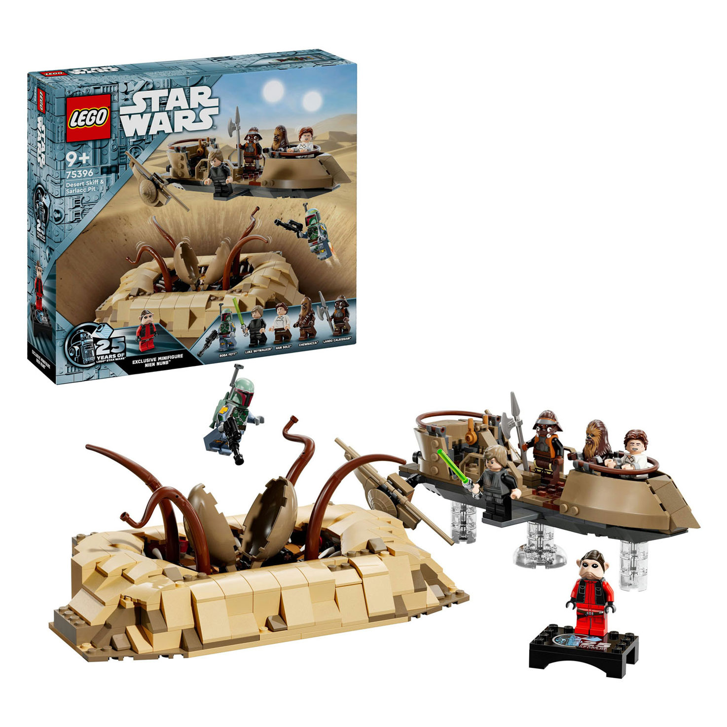 LEGO Star Wars 75396 Skiff du désert et fosse Sarlacc