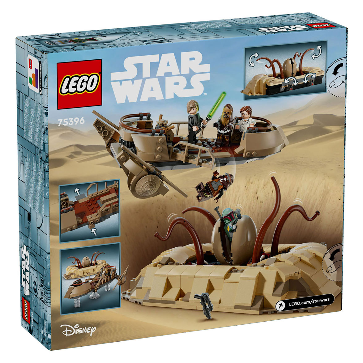 LEGO Star Wars 75396 Skiff du désert et fosse Sarlacc