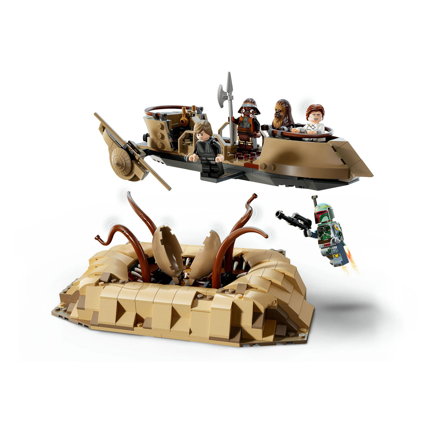 LEGO Star Wars 75396 Skiff du désert et fosse Sarlacc