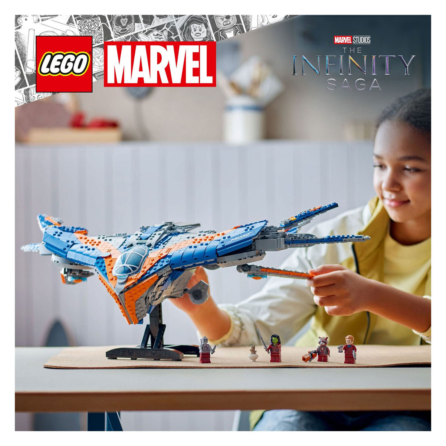 LEGO Super Heroes 76286 Les Gardiens de la Galaxie : Le Milan