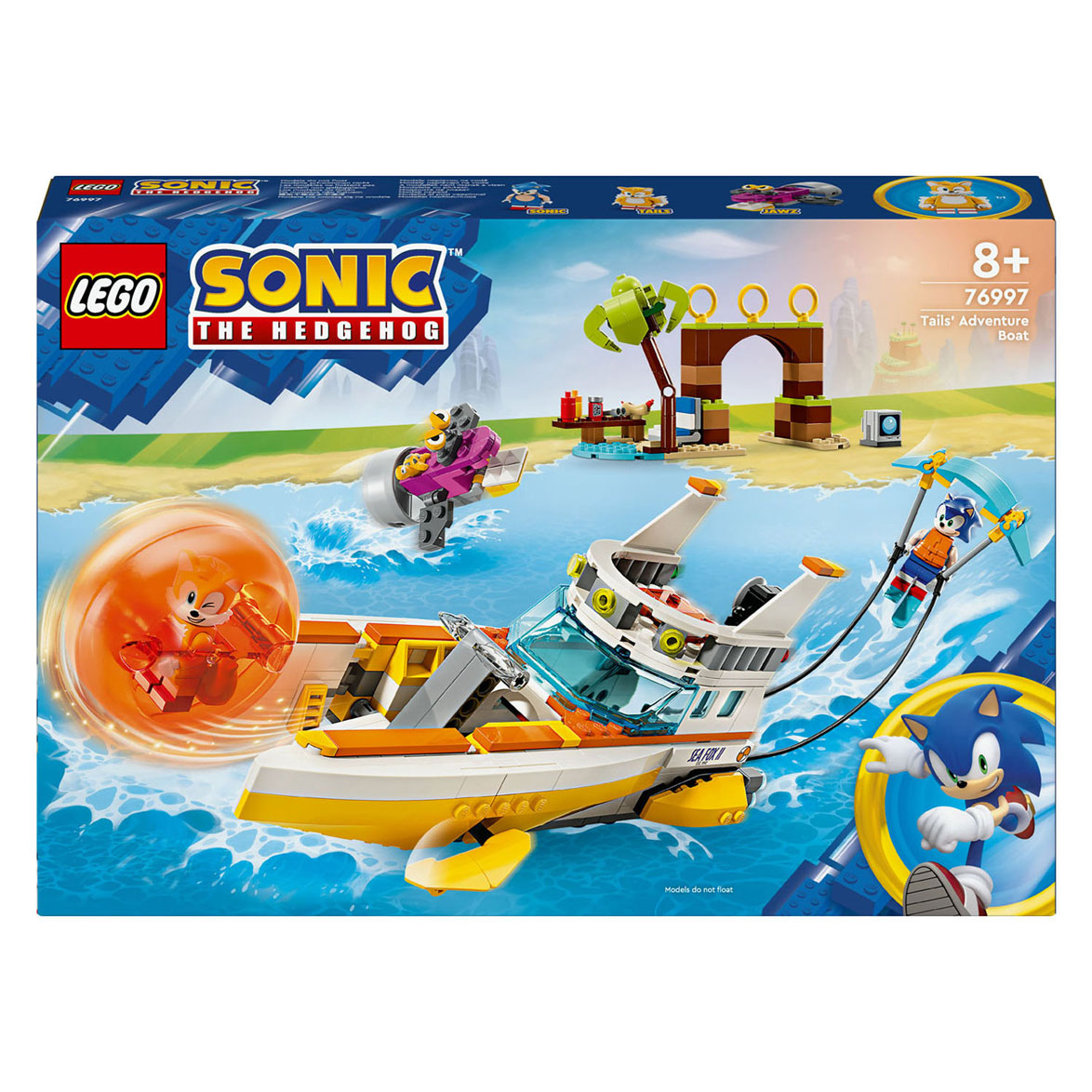 LEGO Sonic 76997 Tails' Avonturenboot