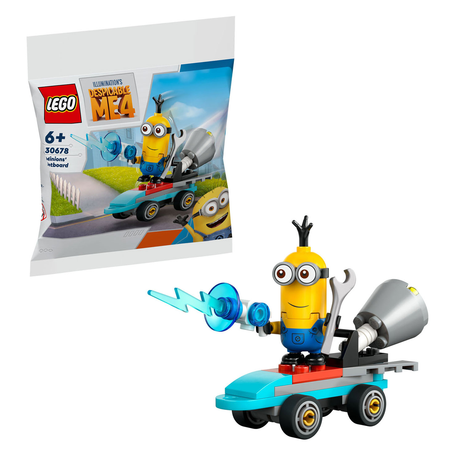 LEGO „Ich – Despicable Me“ 30678 Minion auf Raketen-Skateboard