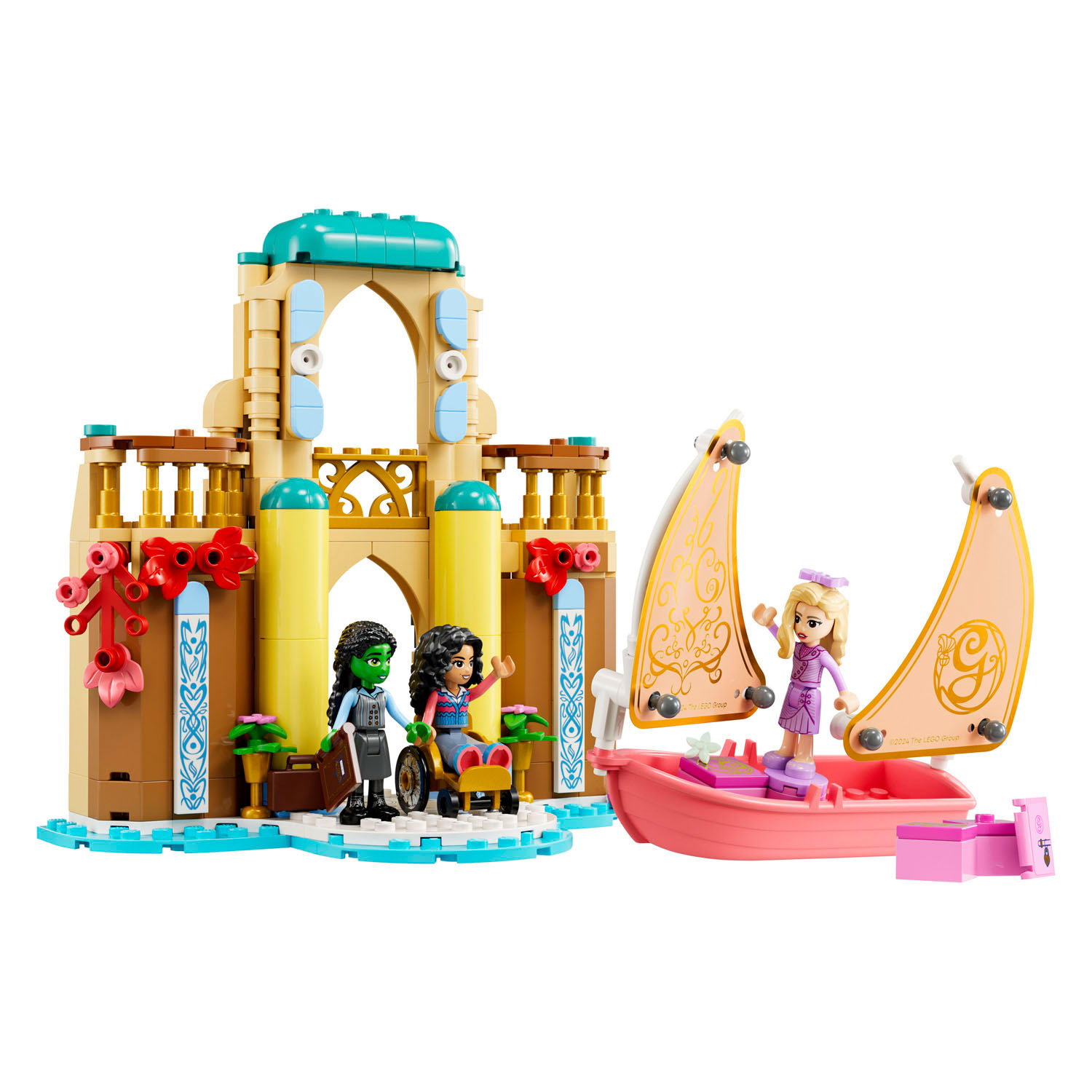 LEGO Wicked 75681 Glinda, Elphaba en Nessarose op Shiz University