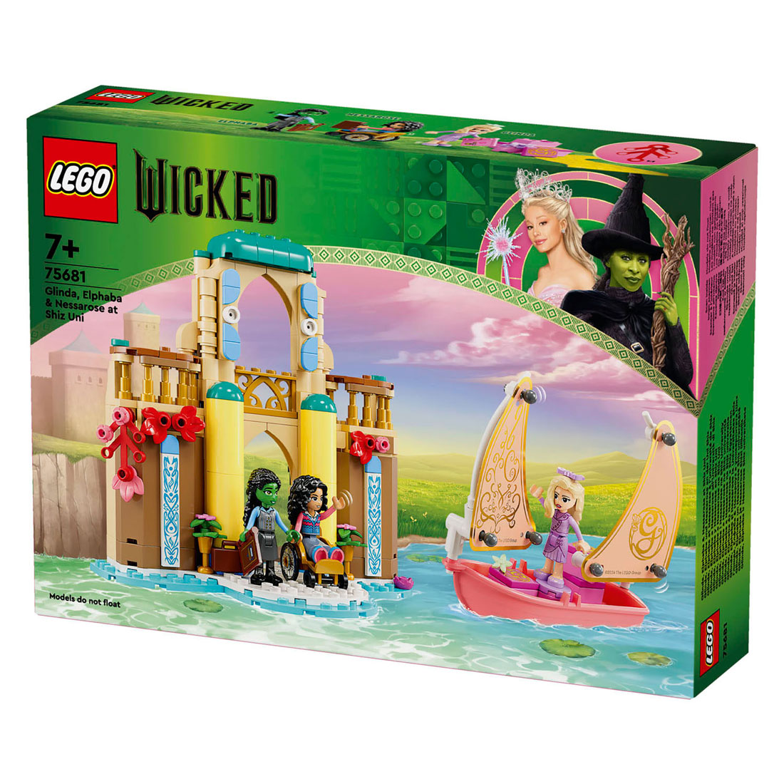 LEGO Wicked 75681 Glinda, Elphaba en Nessarose op Shiz University