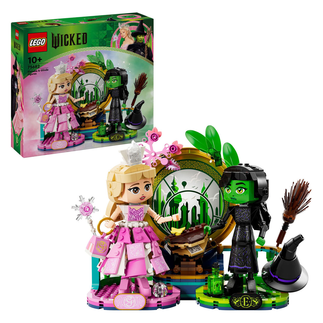 LEGO Wicked 75682 Elphaba en Glinda Figuren