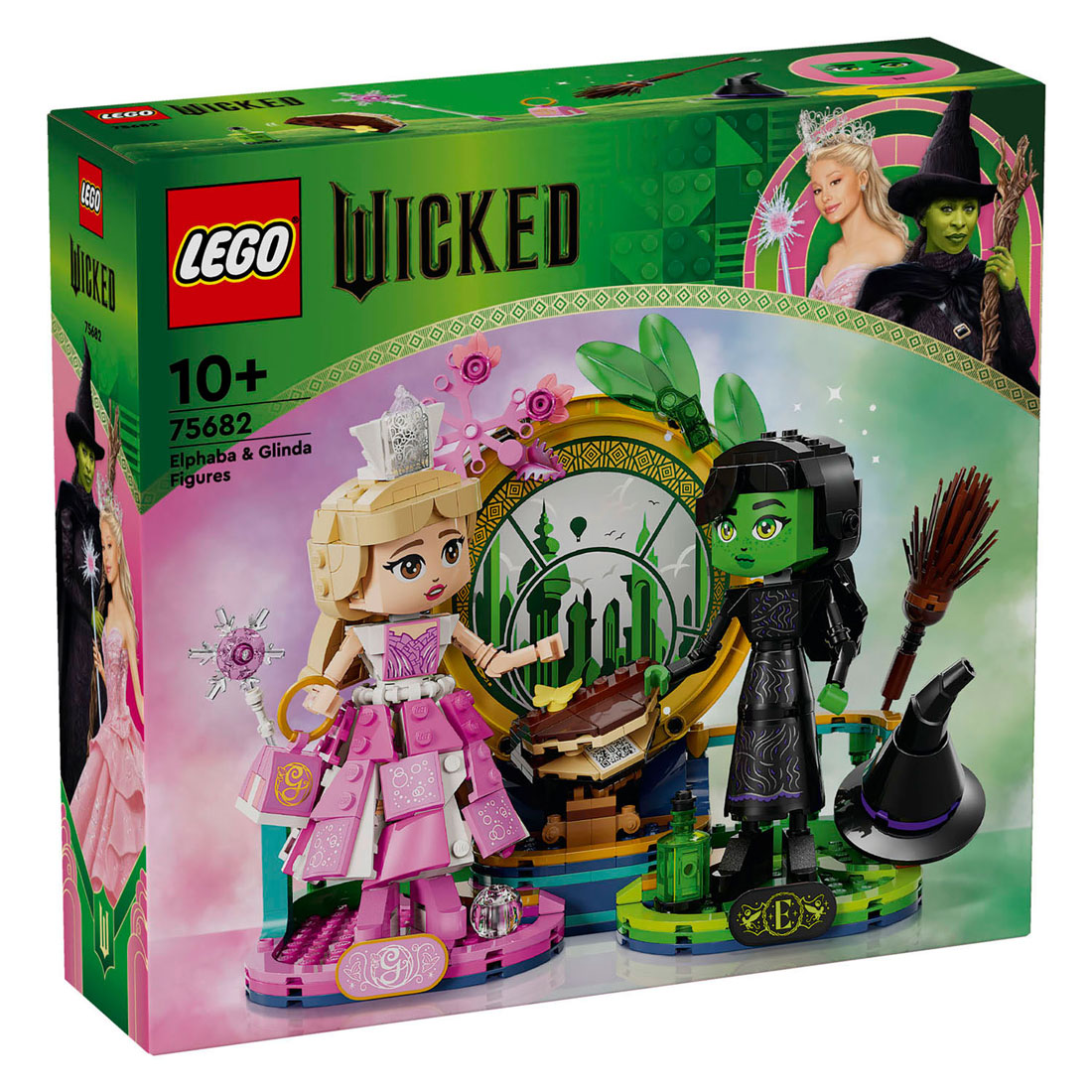 LEGO Wicked 75682 Elphaba en Glinda Figuren