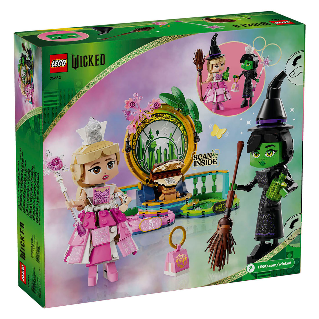 LEGO Wicked 75682 Elphaba en Glinda Figuren