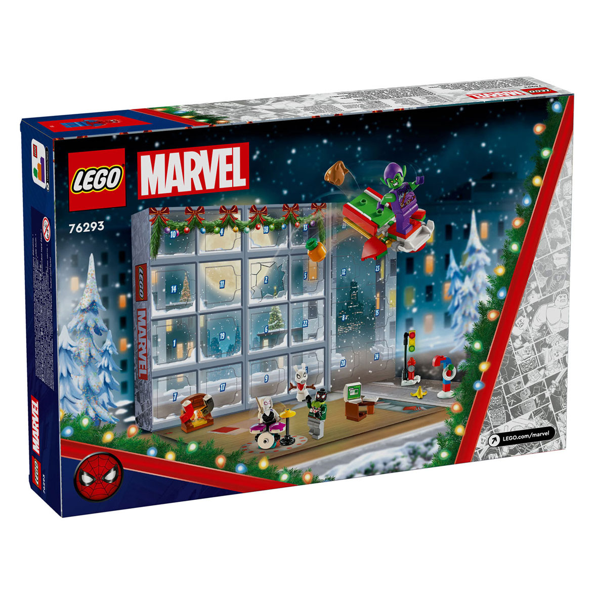 LEGO Super Heroes 76293 Calendrier de l'Avent Spider-Man 2024