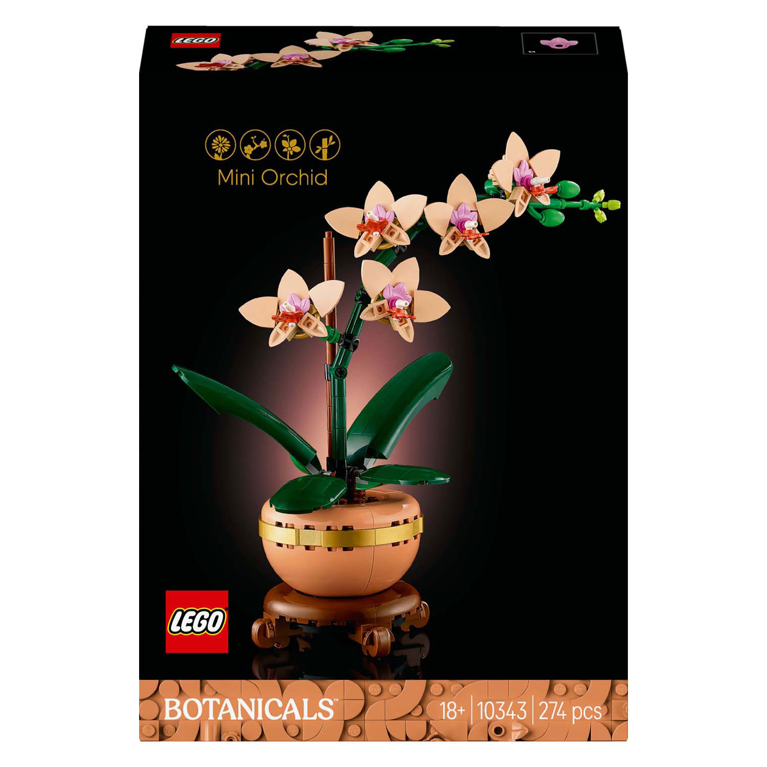 LEGO Botanicals 10343 Mini-Orchidee