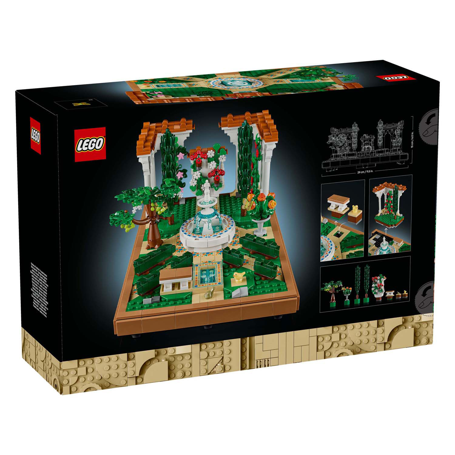 LEGO Icons 10359 Tuin met Fontein