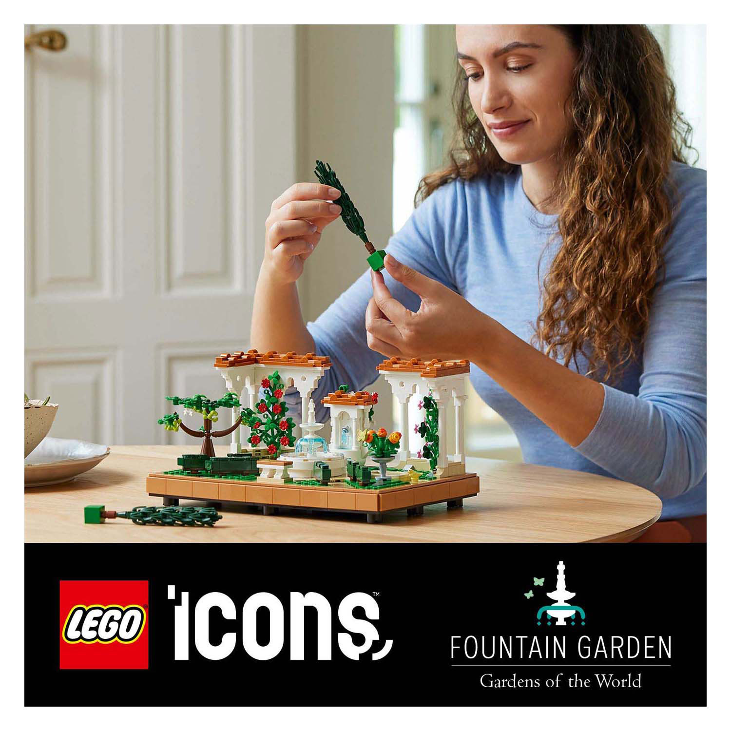 LEGO Icons 10359 Tuin met Fontein